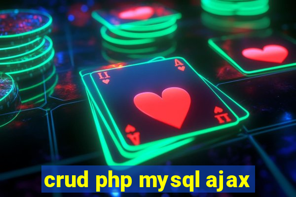 crud php mysql ajax